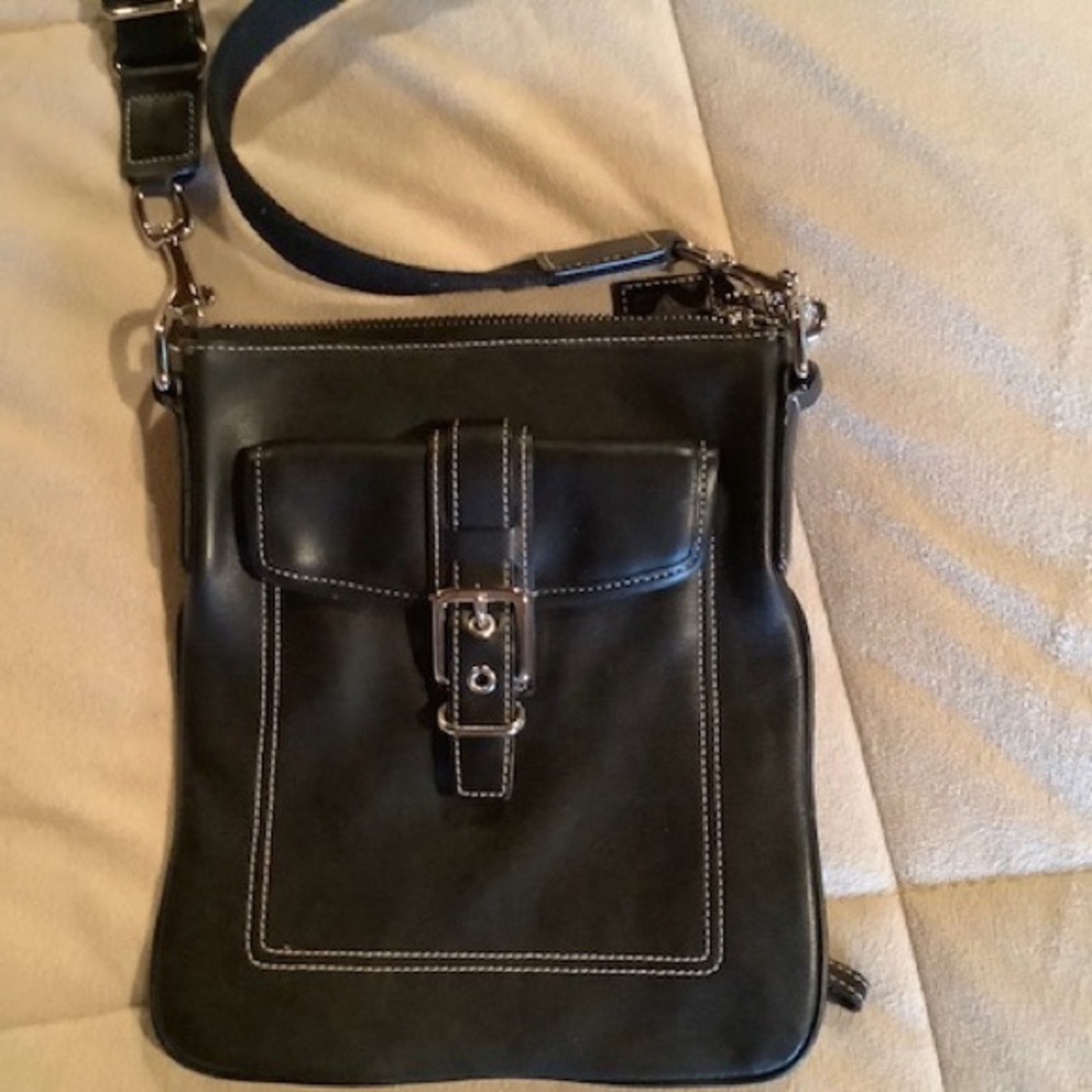 Coach crossbody leather bag
